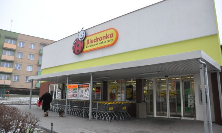 Супермаркет Biedronka в Эльблонге