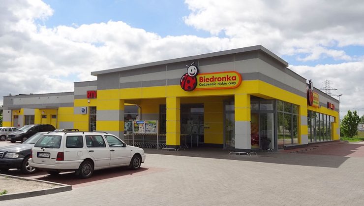 Супермаркет Biedronka в Гданьске