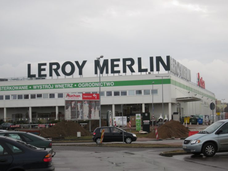 Строительный магазин Leroy Merlin в Белостоке