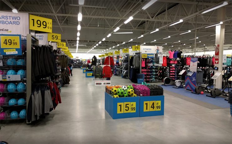 Спортивный магазин Decathlon в Белостоке