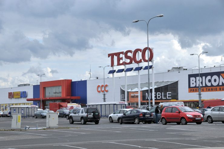 Супермаркет Tesco в Кракове